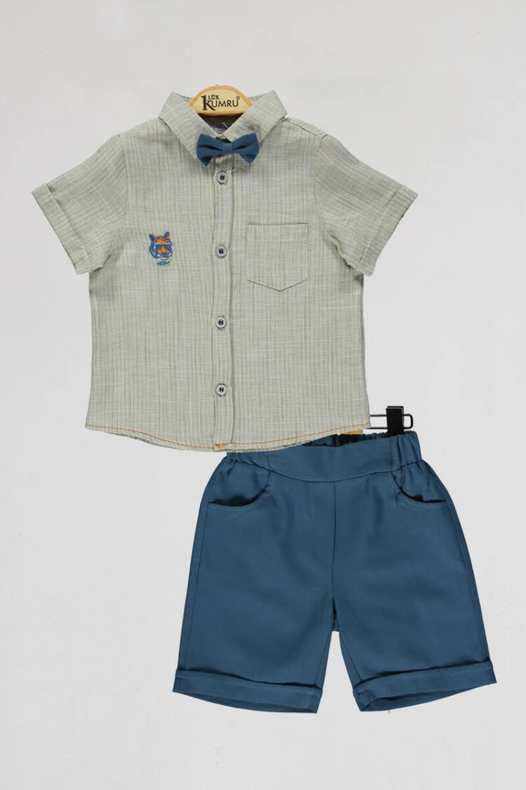 Wholesale Boys 2-Piece Shirts and Shorts Set 2-5Y - Brand: Kumru Bebe - Kids & Baby Clothes Wholesale - Globality Store