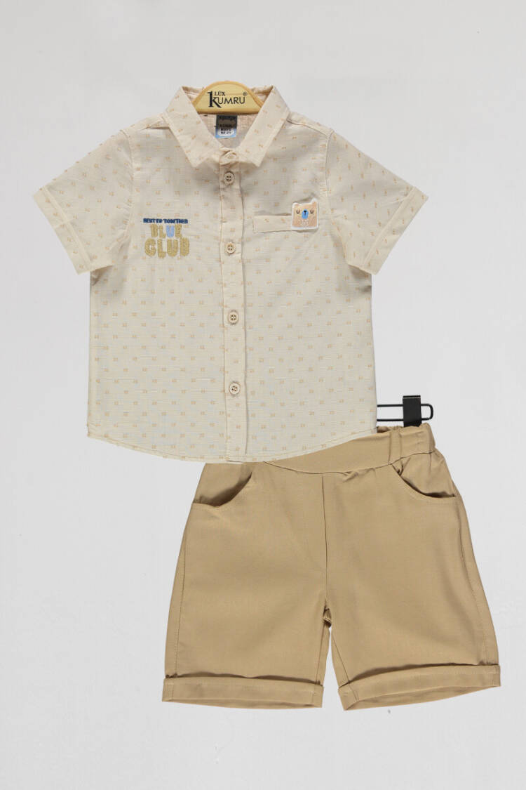 Wholesale Boys 2-Piece Shirts and Shorts Set 2-5Y - Brand: Kumru Bebe - Kids & Baby Clothes Wholesale - Globality Store