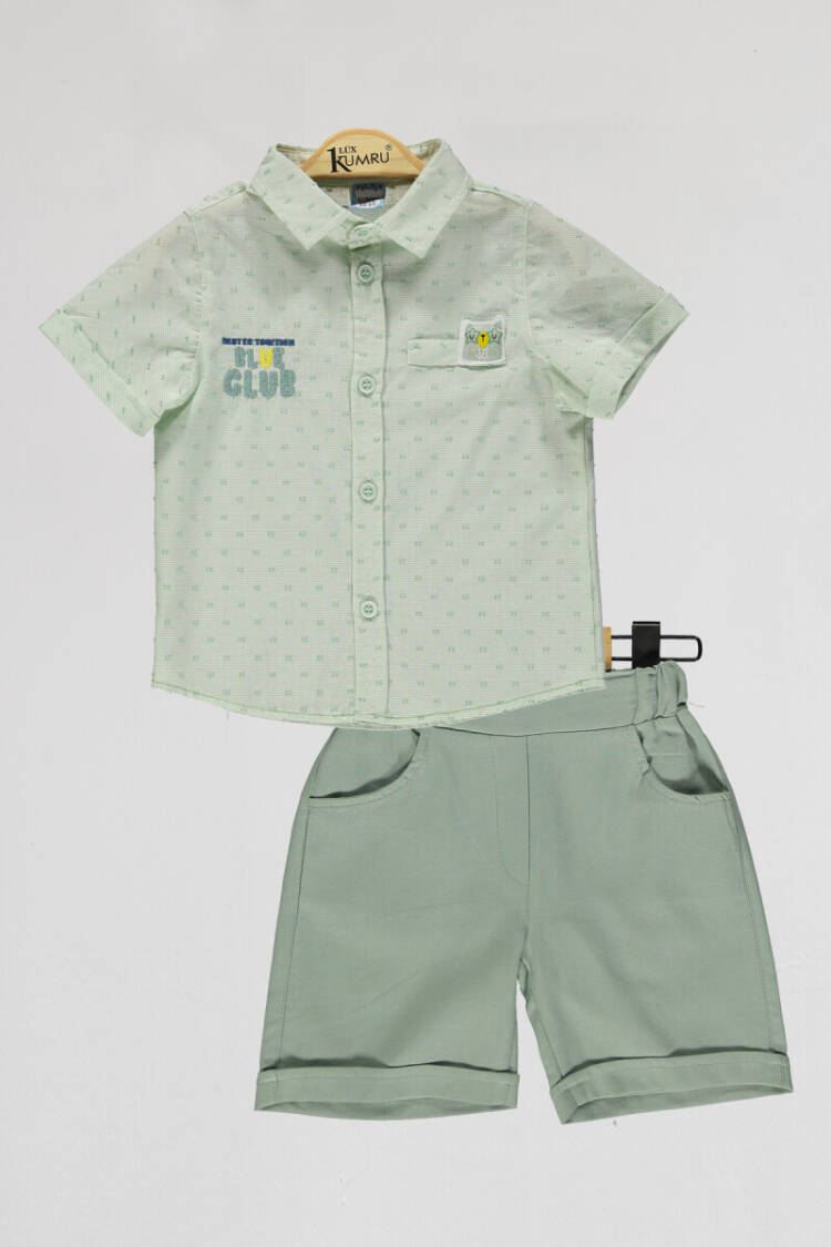 Wholesale Boys 2-Piece Shirts and Shorts Set 2-5Y - Brand: Kumru Bebe - Kids & Baby Clothes Wholesale - Globality Store