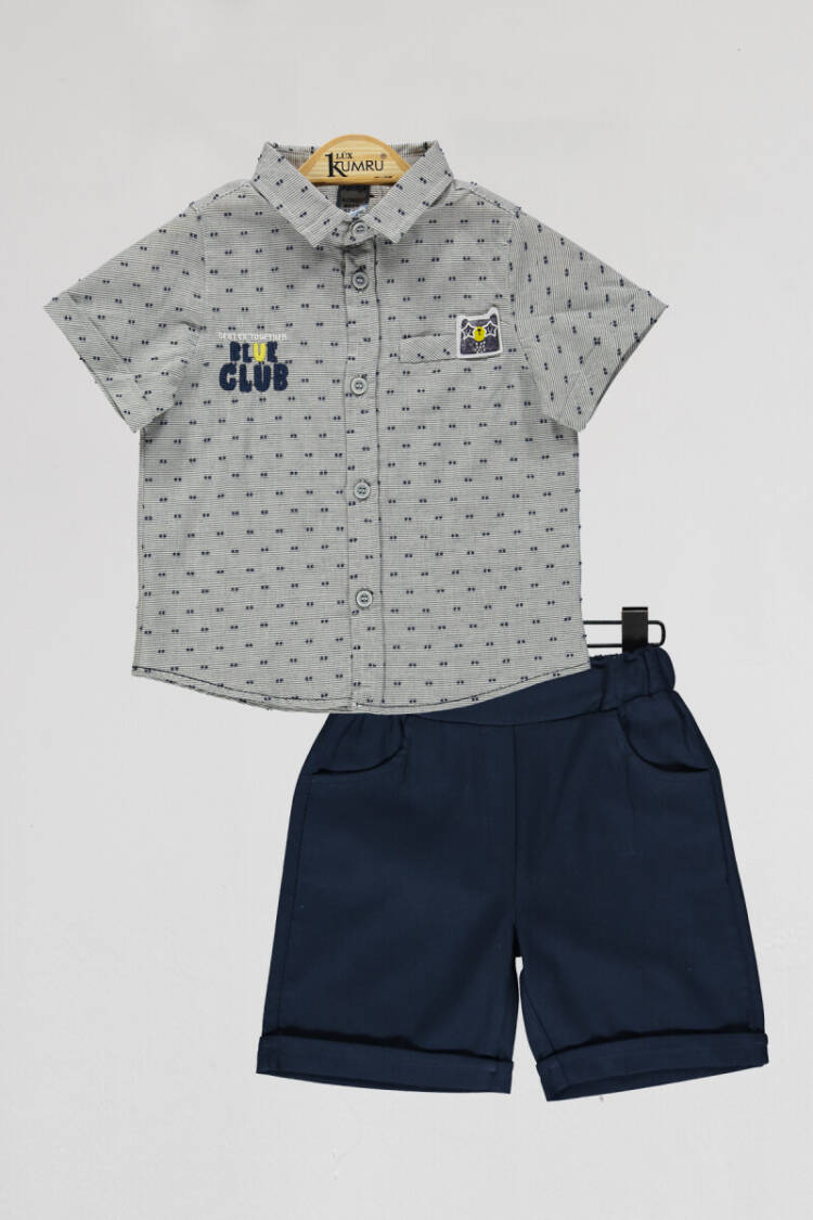 Wholesale Boys 2-Piece Shirts and Shorts Set 2-5Y - Brand: Kumru Bebe - Kids & Baby Clothes Wholesale - Globality Store