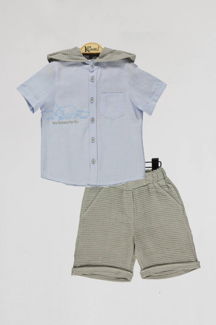 Wholesale Boys 2-Piece Shirts and Shorts Set 2-5Y - Brand: Kumru Bebe - Kids & Baby Clothes Wholesale - Globality Store