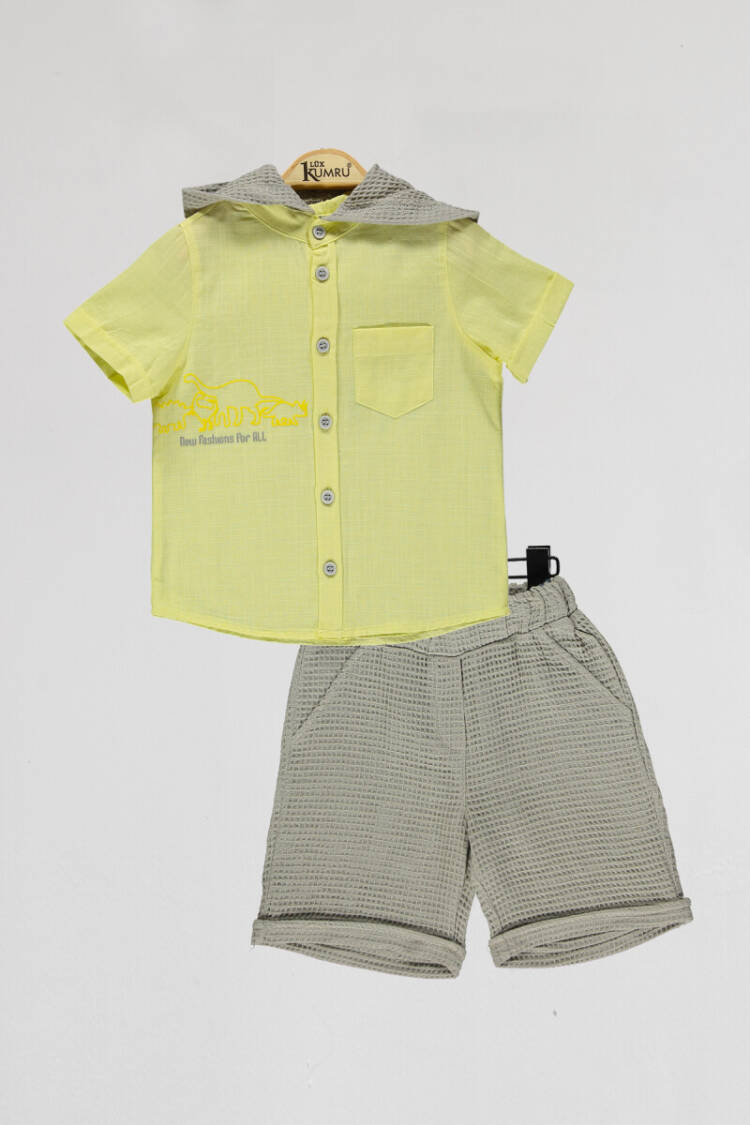Wholesale Boys 2-Piece Shirts and Shorts Set 2-5Y - Brand: Kumru Bebe - Kids & Baby Clothes Wholesale - Globality Store