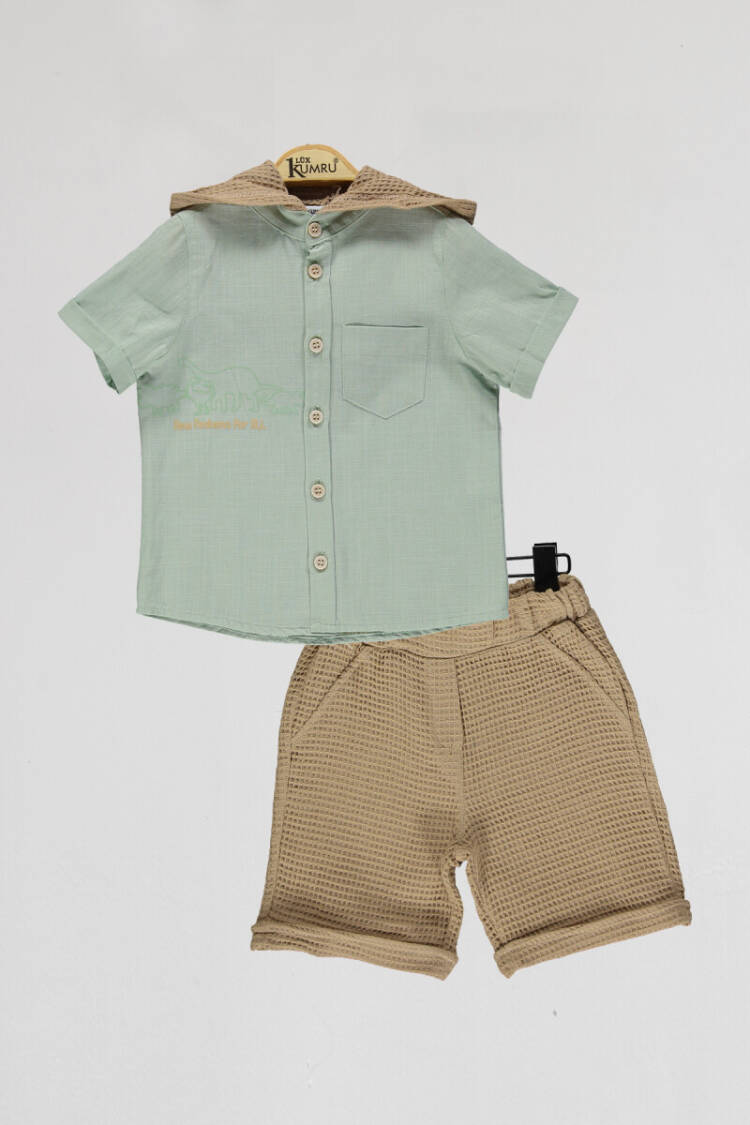 Wholesale Boys 2-Piece Shirts and Shorts Set 2-5Y - Brand: Kumru Bebe - Kids & Baby Clothes Wholesale - Globality Store