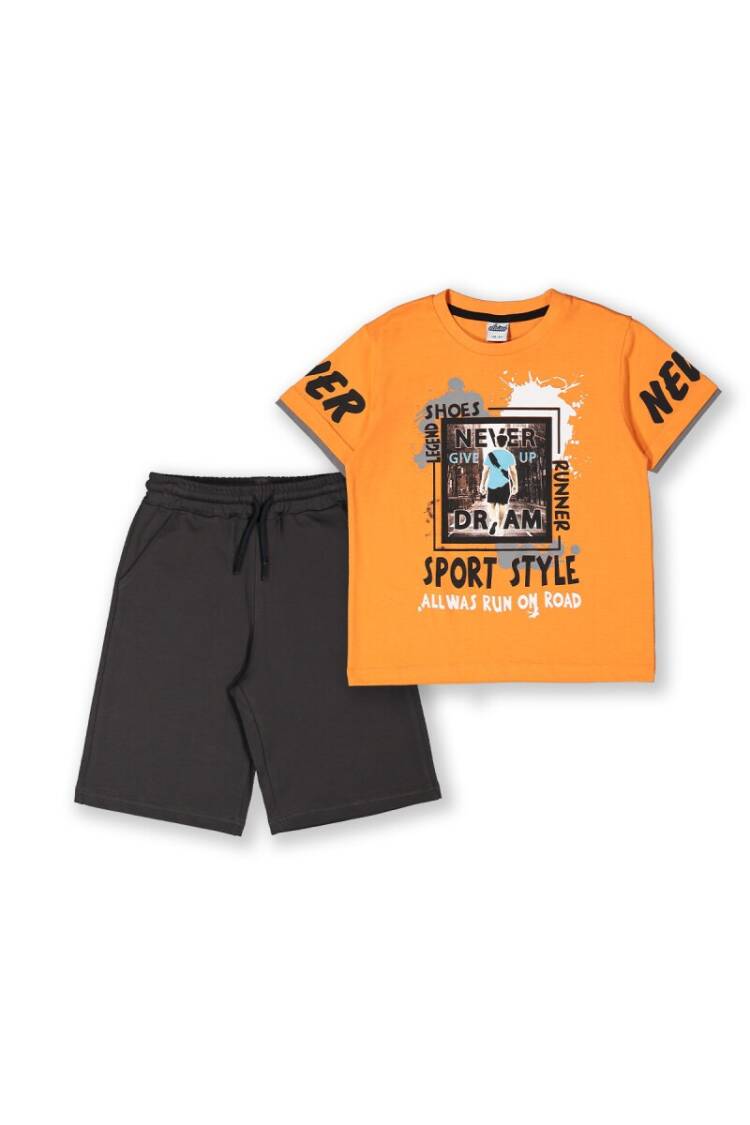 Wholesale Boys 2-Piece Shorts Set with T-shirt 8-14Y - Brand: Elnino - Kids & Baby Clothes Wholesale - Globality Store