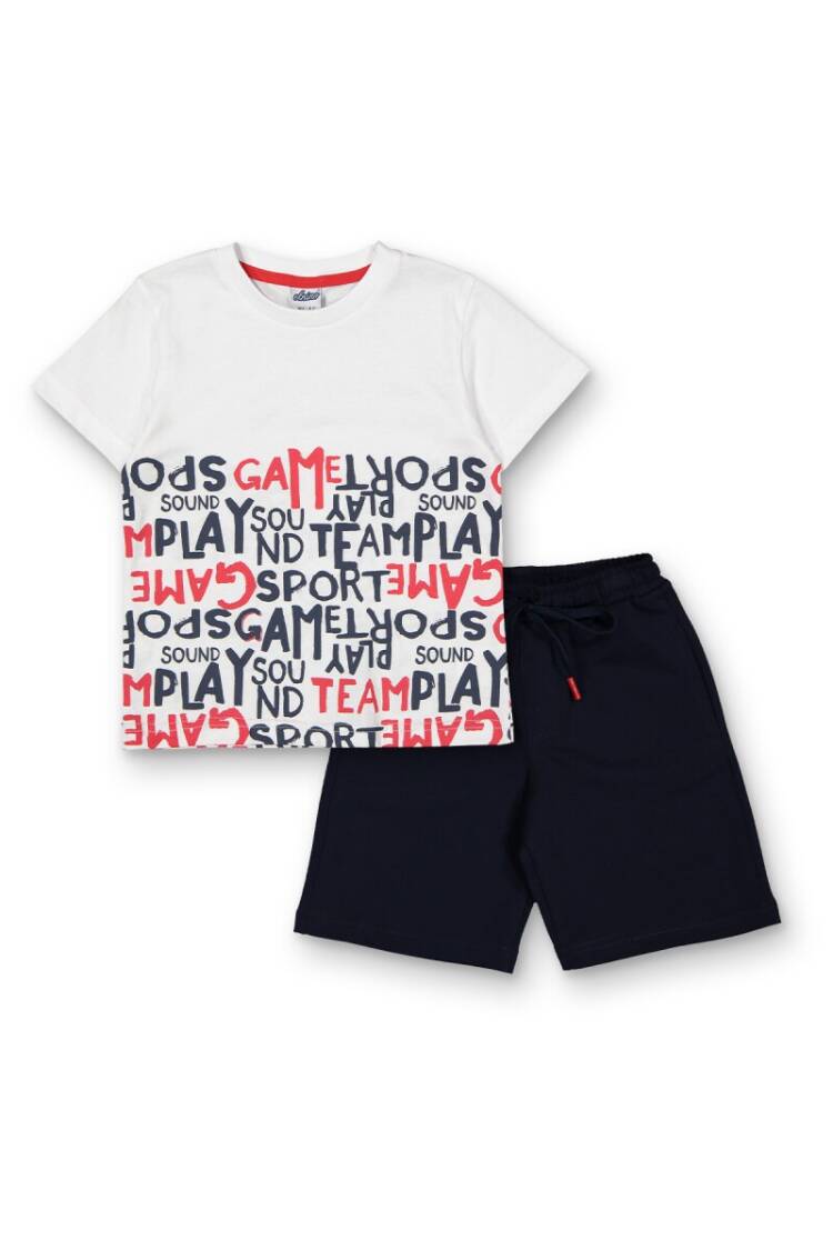 Wholesale Boys 2-Piece T-Shirt and Shorts Set 3-6Y - Brand: Elnino - Kids & Baby Clothes Wholesale - Globality Store