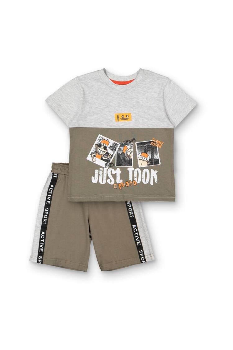 Wholesale Boys 2-Piece T-Shirt and Shorts Set 3-6Y - Brand: Elnino - Kids & Baby Clothes Wholesale - Globality Store