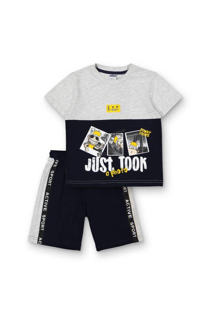 Wholesale Boys 2-Piece T-Shirt and Shorts Set 3-6Y - Brand: Elnino - Kids & Baby Clothes Wholesale - Globality Store