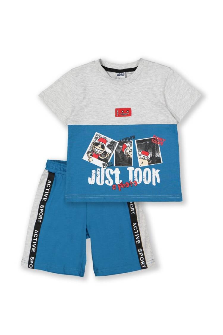 Wholesale Boys 2-Piece T-Shirt and Shorts Set 3-6Y - Brand: Elnino - Kids & Baby Clothes Wholesale - Globality Store