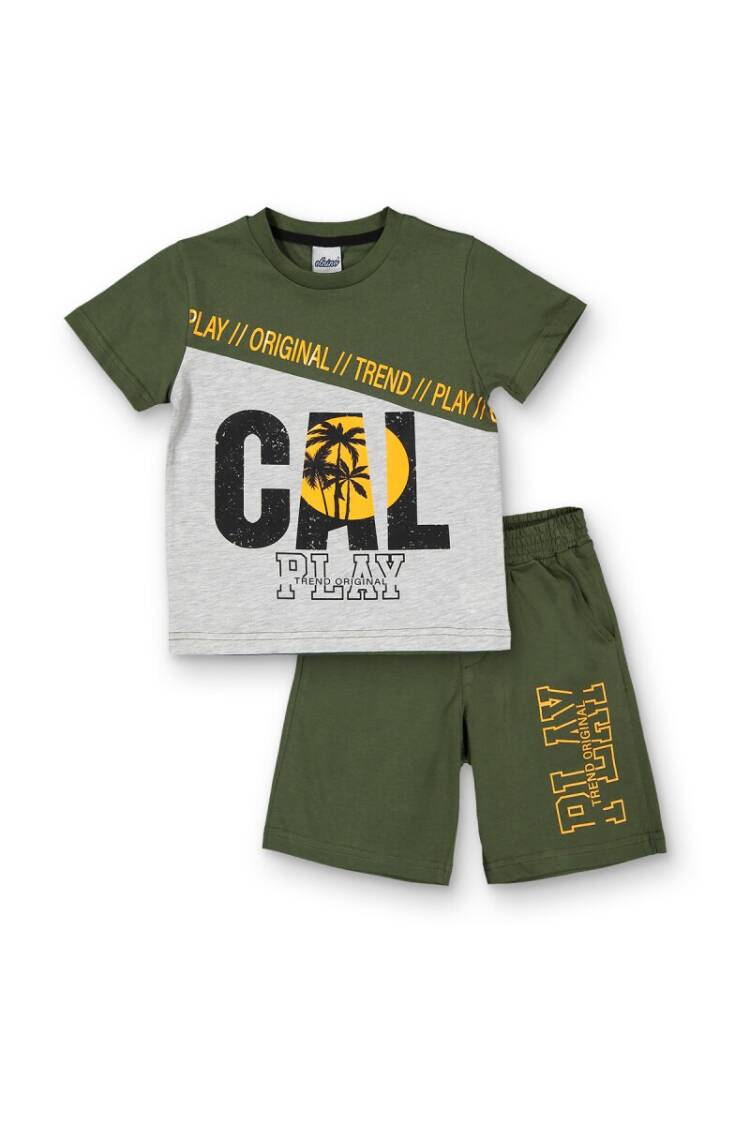 Wholesale Boys 2-Piece T-Shirt and Shorts Set 3-6Y - Brand: Elnino - Kids & Baby Clothes Wholesale - Globality Store