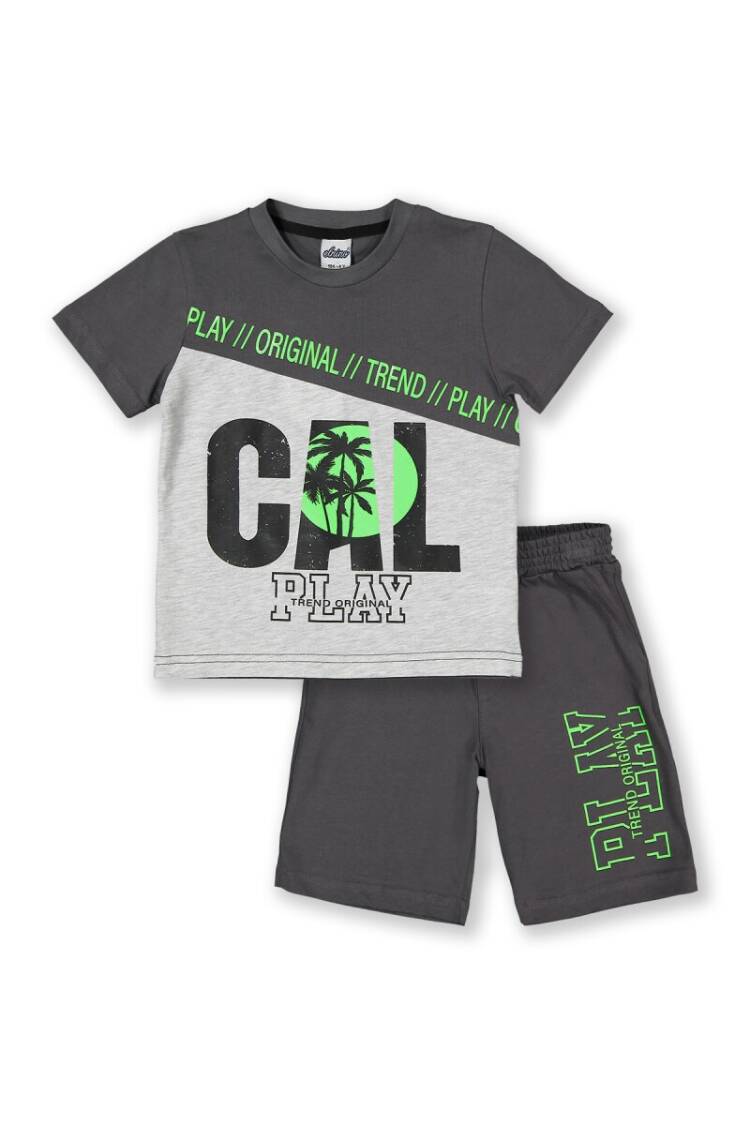 Wholesale Boys 2-Piece T-Shirt and Shorts Set 3-6Y - Brand: Elnino - Kids & Baby Clothes Wholesale - Globality Store