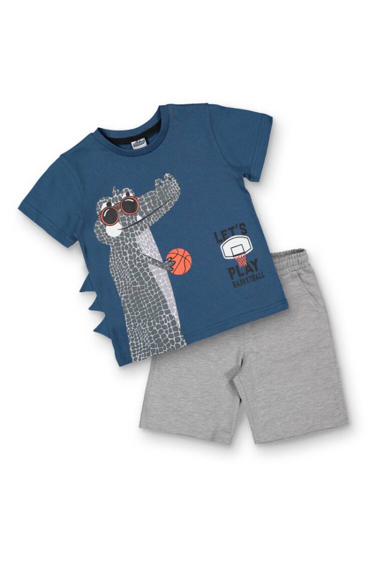 Wholesale Boys 2-Piece T-Shirt and Shorts Set 3-6Y - Brand: Elnino - Kids & Baby Clothes Wholesale - Globality Store