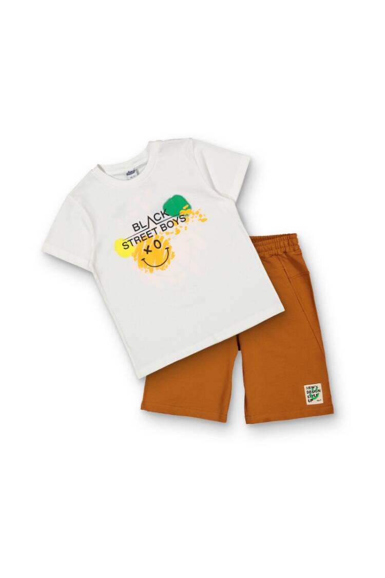 Wholesale Boys 2-Piece T-shirt and Shorts set 8-14Y - Brand: Elnino - Kids & Baby Clothes Wholesale - Globality Store