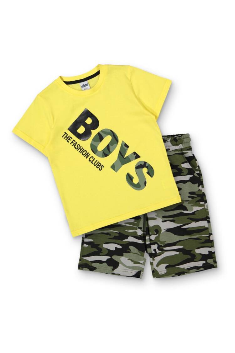 Wholesale Boys 2-Piece T-Shirt and Shorts Set 8-14Y - Brand: Elnino - Kids & Baby Clothes Wholesale - Globality Store