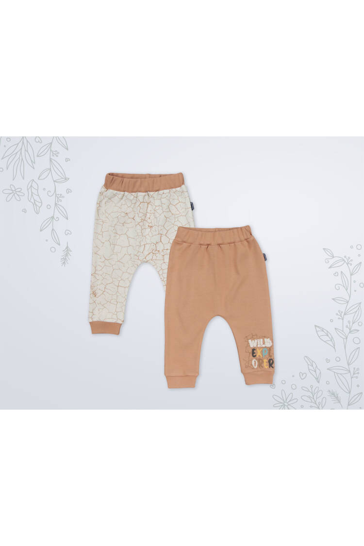 Wholesale Boys' 2-piece Trousers Set 3-18M - Brand: Miniworld - Kids & Baby Clothes Wholesale - Globality Store