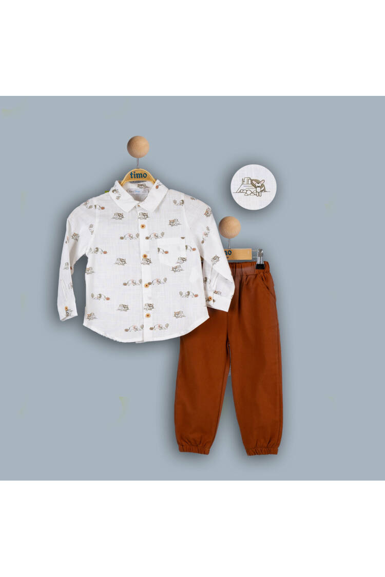 Wholesale Boys 2-Piece with Shirt and Pants Set 2-5Y - Brand: Timo - Kids & Baby Clothes Wholesale - Globality Store