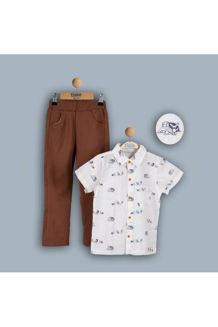 Wholesale Boys 2-Piece with Shirt and Pants Set 2-5Y - Brand: Timo - Kids & Baby Clothes Wholesale - Globality Store