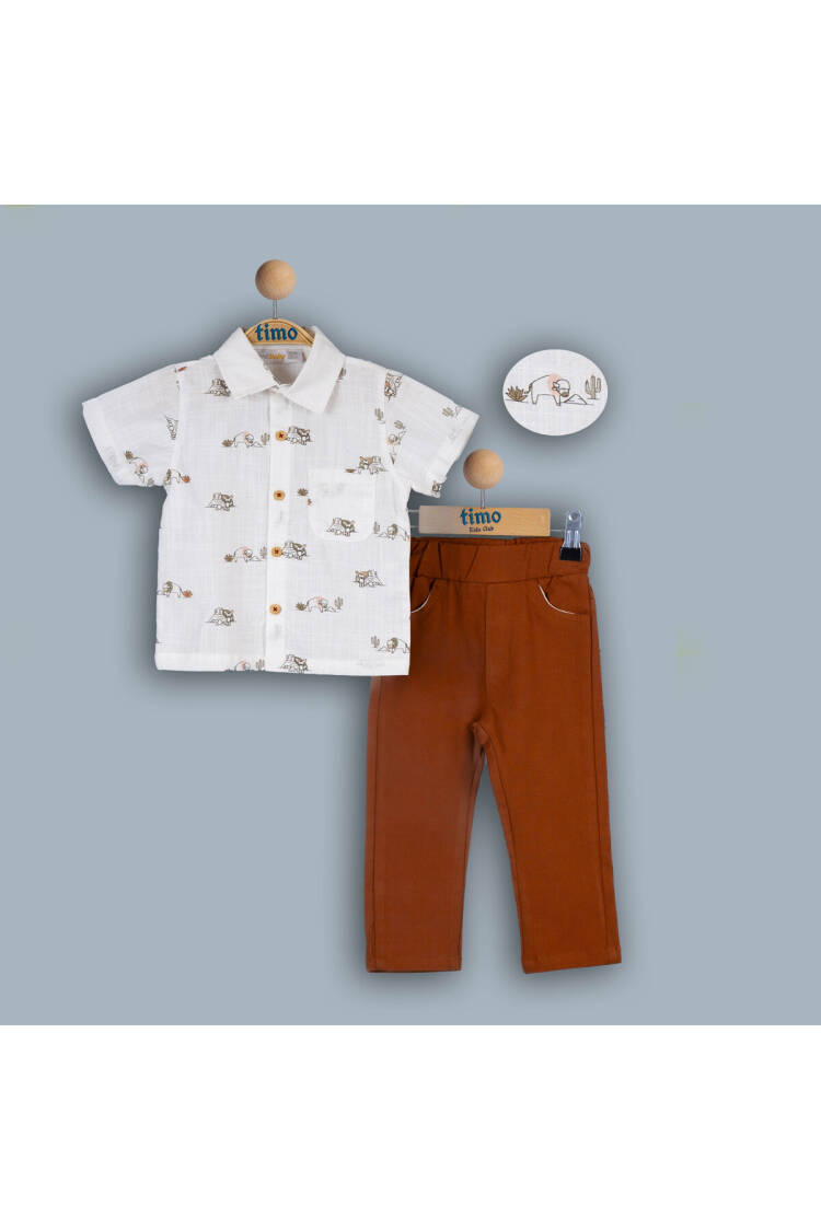 Wholesale Boys 2-Piece with Shirt and Pants Set 2-5Y - Brand: Timo - Kids & Baby Clothes Wholesale - Globality Store
