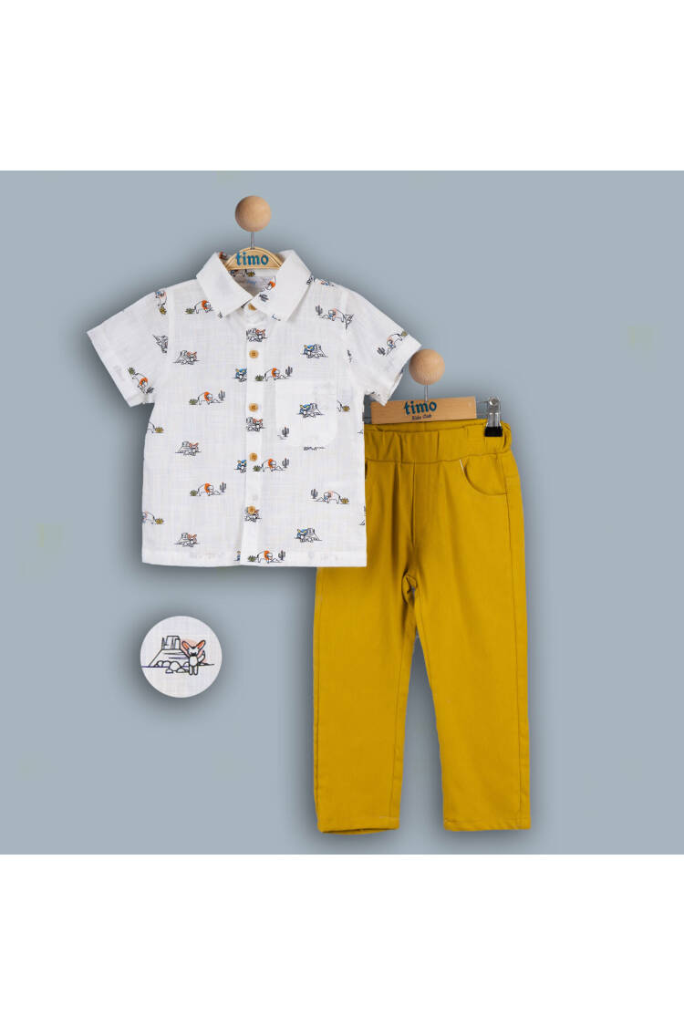 Wholesale Boys 2-Piece with Shirt and Pants Set 2-5Y - Brand: Timo - Kids & Baby Clothes Wholesale - Globality Store