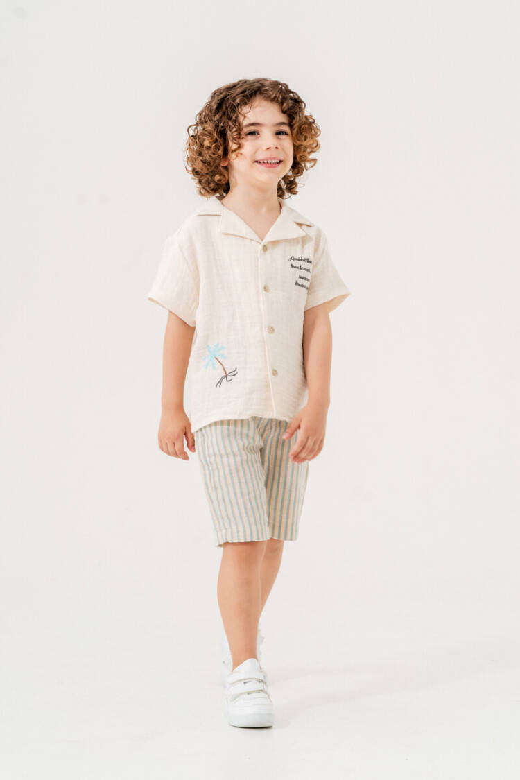 Wholesale Boys 2-Pieces Shirt and Short Set 2-5Y - Brand: Tuffy - Kids & Baby Clothes Wholesale - Globality Store