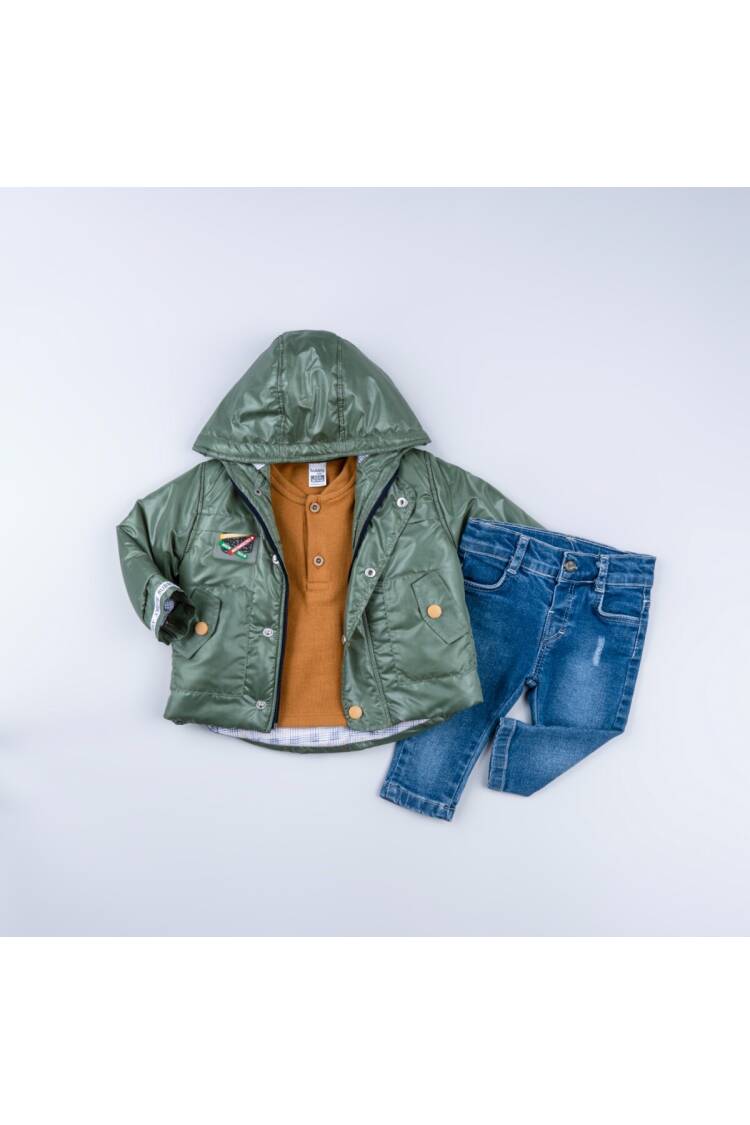 Wholesale Boys' 3-Pack Jacket Sweatshirt and Jeans Trousers 6-24M - Brand: Bubbly - Kids & Baby Clothes Wholesale - Globality Store