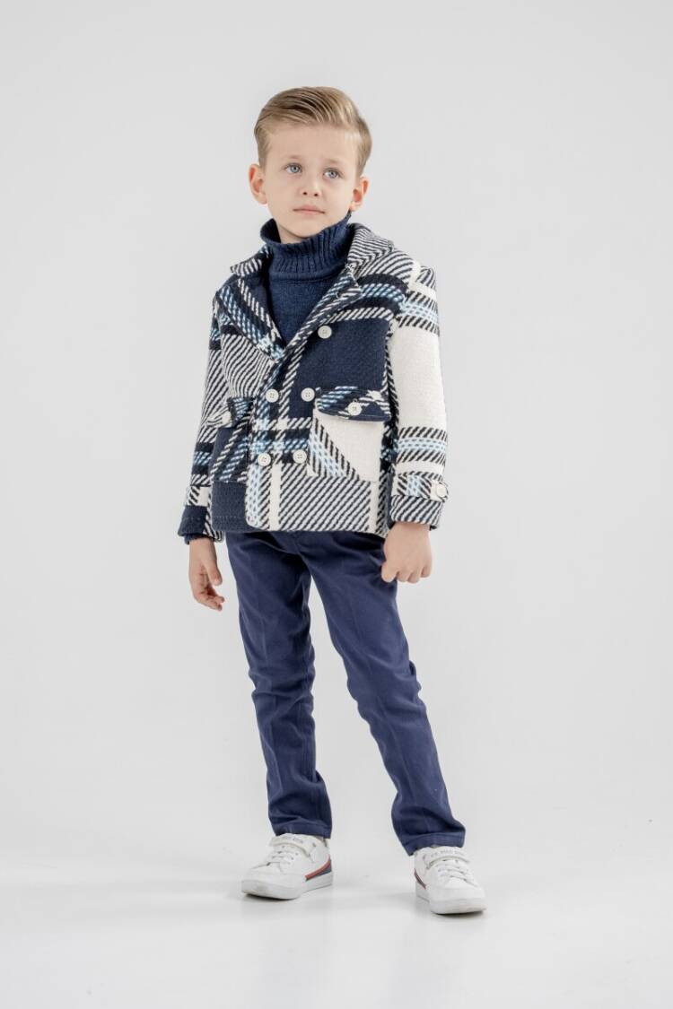Wholesale Boys 3-Piece Coat Sweater and Pants Set 8-12Y - Brand: Lemon - Kids & Baby Clothes Wholesale - Globality Store