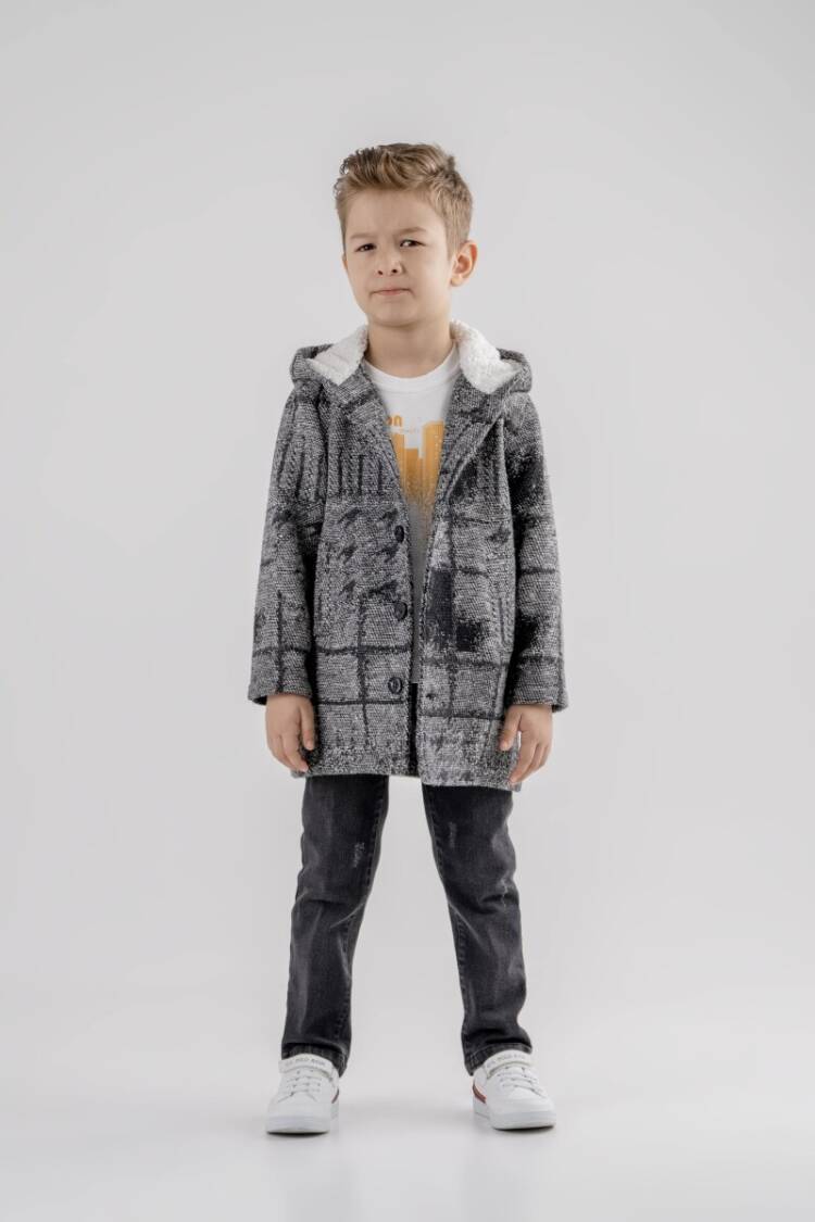 Wholesale Boys 3-Piece Coat T-Shirt and Denim Pants Set 8-12Y - Brand: Lemon - Kids & Baby Clothes Wholesale - Globality Store