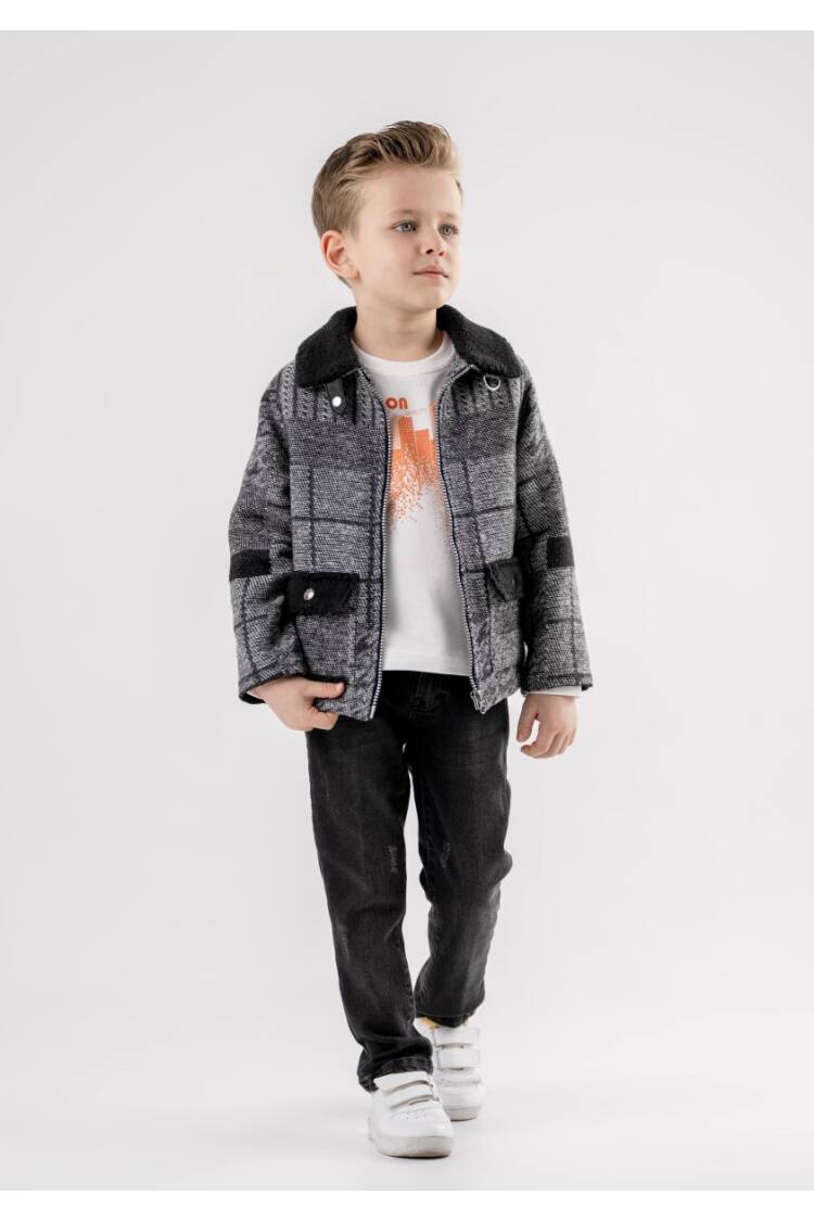 Wholesale Boys 3-Piece Coat T-Shirt and Pants Set 3-7Y - Brand: Lemon - Kids & Baby Clothes Wholesale - Globality Store
