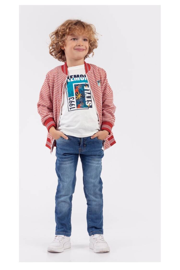 Wholesale Boys 3-Piece Jacket Denim Pants And T-Shirt Set 1-4Y - Brand: Lemon - Kids & Baby Clothes Wholesale - Globality Store