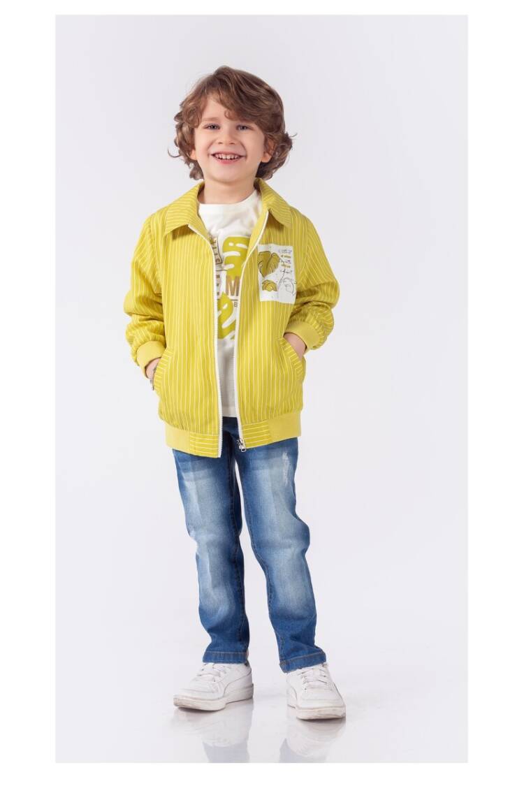 Wholesale Boys 3-Piece Jacket Denim Pants And T-Shirt Set 1-4Y - Brand: Lemon - Kids & Baby Clothes Wholesale - Globality Store