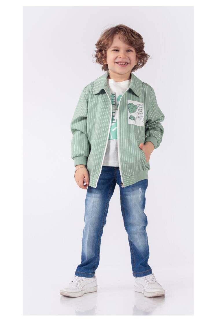 Wholesale Boys 3-Piece Jacket Denim Pants And T-Shirt Set 1-4Y - Brand: Lemon - Kids & Baby Clothes Wholesale - Globality Store