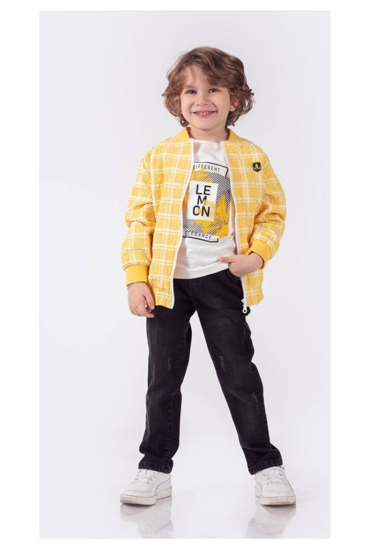 Wholesale Boys 3-Piece Jacket Pants And T-Shirt Set 1-4Y - Brand: Lemon - Kids & Baby Clothes Wholesale - Globality Store
