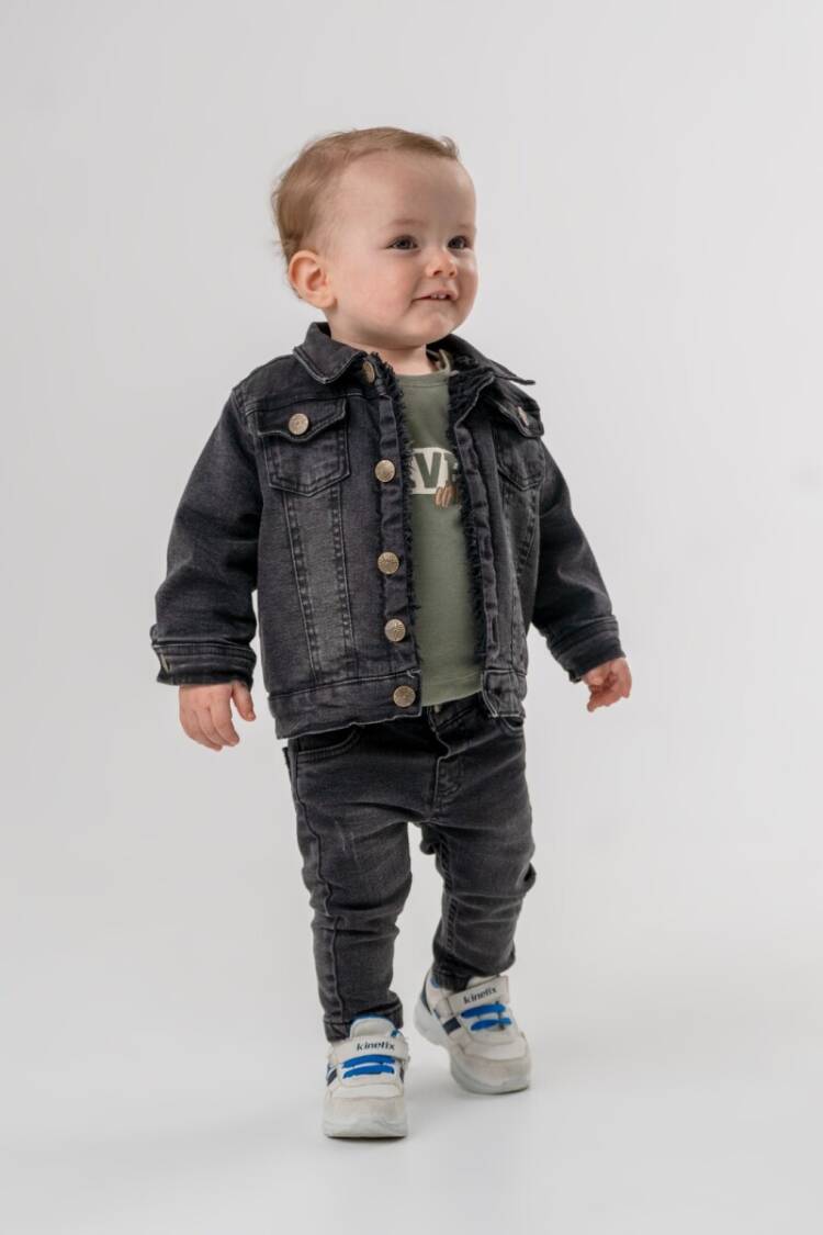 Wholesale Boys' 3-Piece Jacket Sweat and Jeans Trousers Set 6-24M - Brand: Bubbly - Kids & Baby Clothes Wholesale - Globality Store