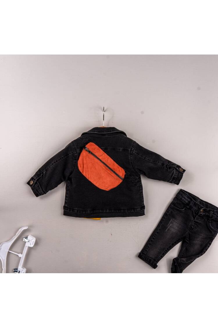 Wholesale Boys' 3-Piece Jacket Sweat and Jeans Trousers Set 6-24M - Brand: Bubbly - Kids & Baby Clothes Wholesale - Globality Store