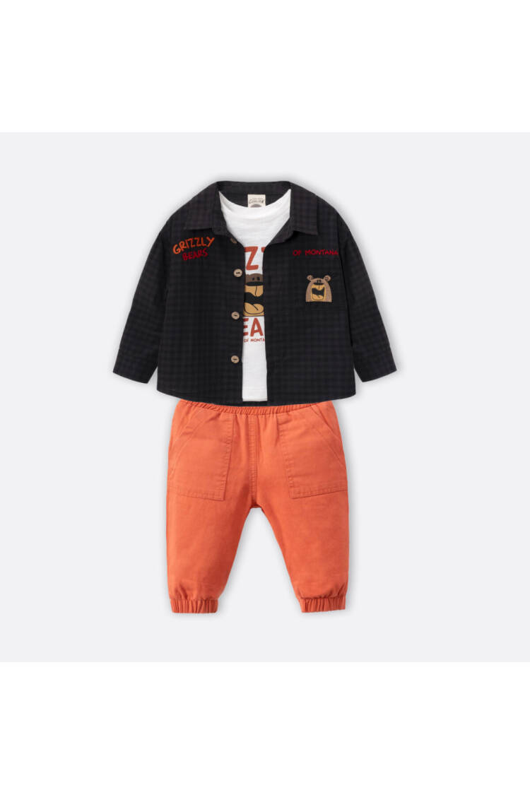 Wholesale Boy's 3-Piece Jacket, Trousers and Body Suit 9-24M - Brand: Cumino - Kids & Baby Clothes Wholesale - Globality Store