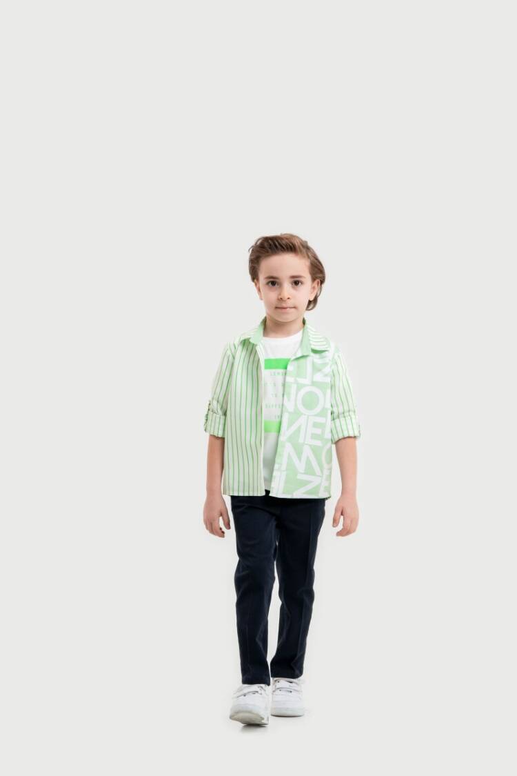 Wholesale Boys 3-Piece Shirt, T-Shirt and Pants Set 3-7Y - Brand: Lemon - Kids & Baby Clothes Wholesale - Globality Store