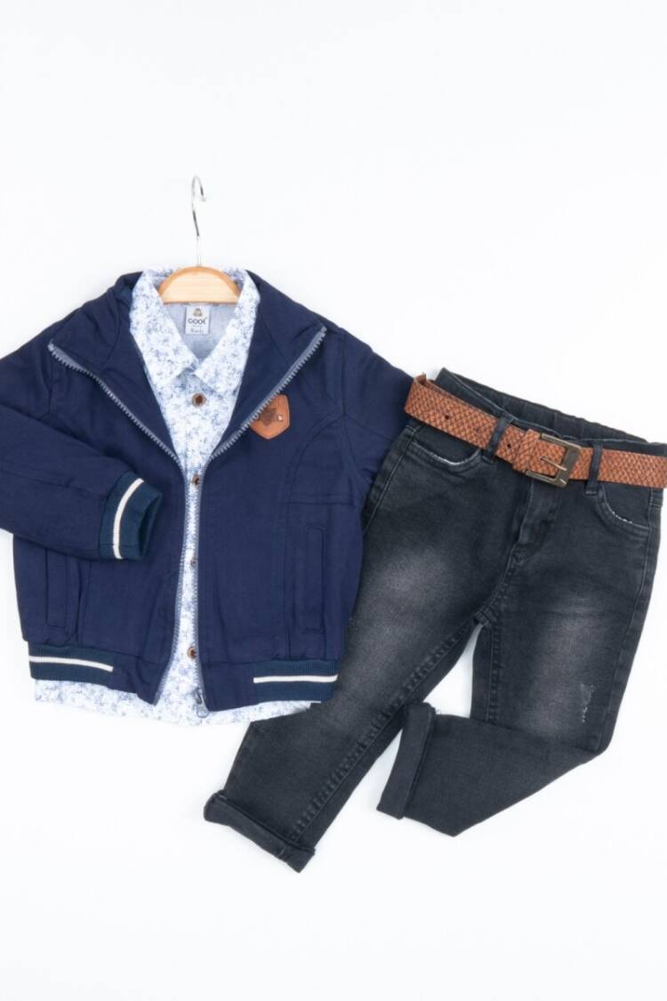 Wholesale Boys 3-Pieces Jacket, Shirt and Pants Set 1-4Y - Brand: Cool Exclusive - Kids & Baby Clothes Wholesale - Globality Store