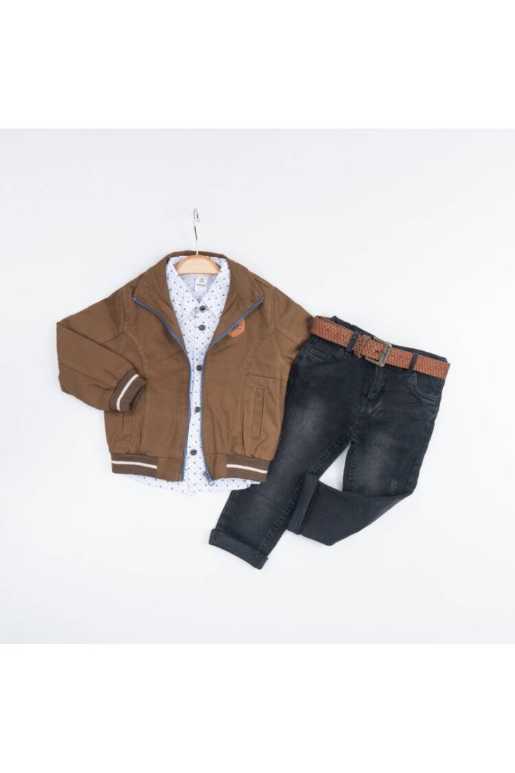 Wholesale Boys 3-Pieces Jacket, Shirt and Pants Set 1-4Y - Brand: Cool Exclusive - Kids & Baby Clothes Wholesale - Globality Store