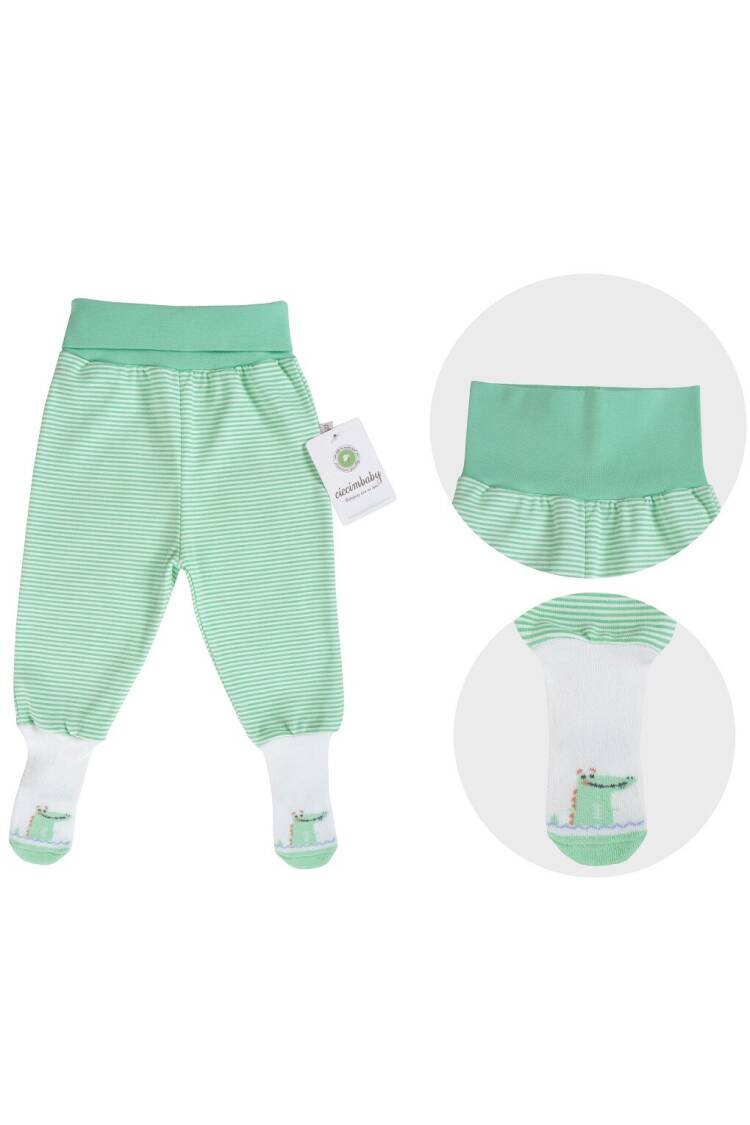 Wholesale Boys' Baby Crocodile Pattern Socks 0-9M - Brand: Ciccimbaby - Kids & Baby Clothes Wholesale - Globality Store