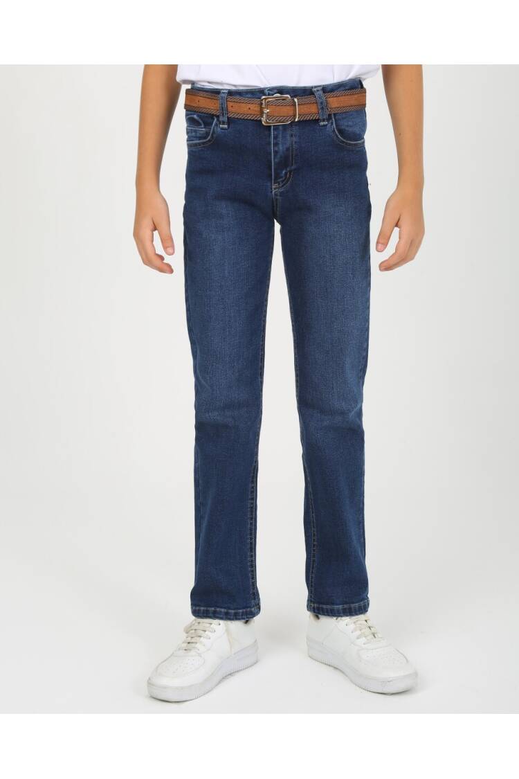 Wholesale Boys' Belted Jeans Trousers 12-16Y - Brand: Flori - Kids & Baby Clothes Wholesale - Globality Store