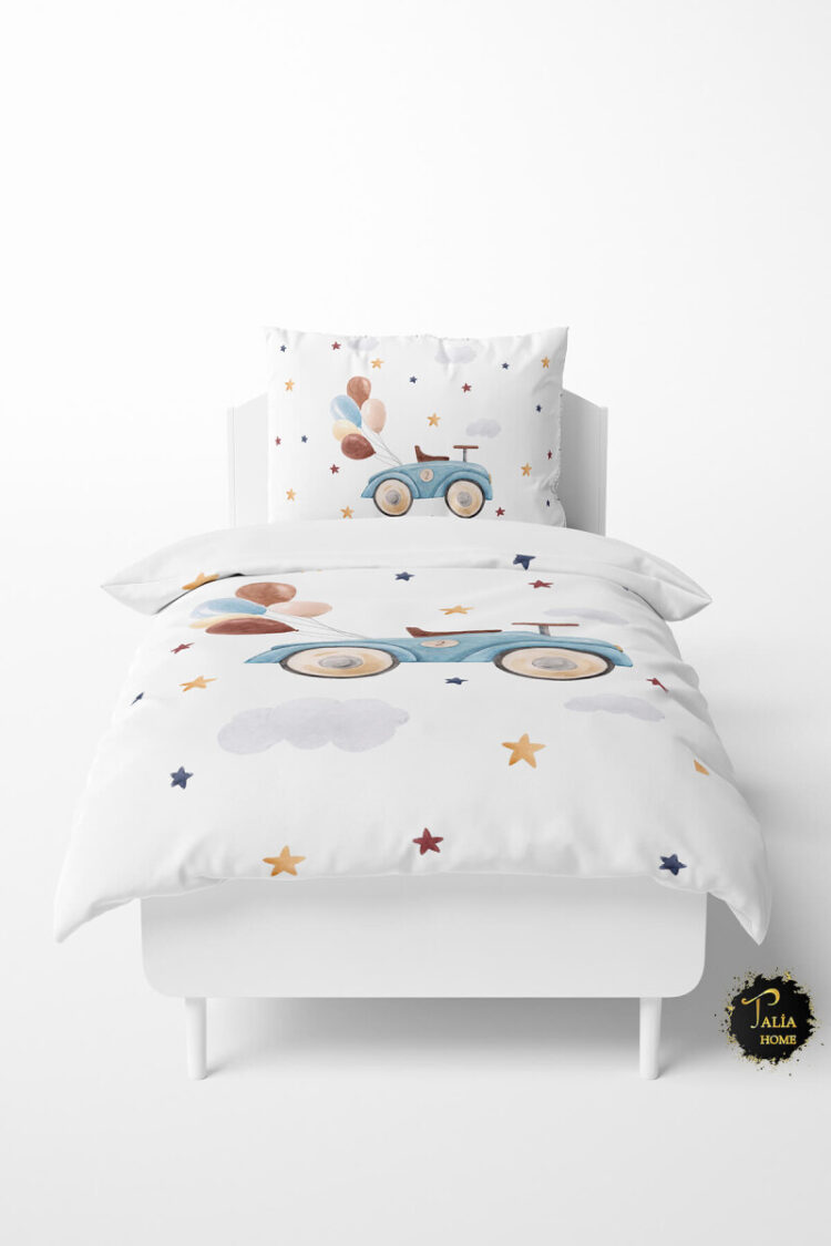 Wholesale Boys' Car Patterned Duvet Cover Set 160*220cm 2044-TLAN-305-1