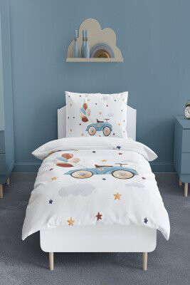 Wholesale Boys' Car Patterned Duvet Cover Set 160*220cm 2044-TLAN-305-1