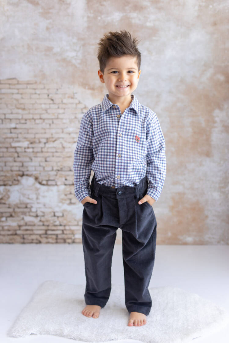 Wholesale Boys' Checked Shirt 5-8Y - Brand: Zeyland - Kids & Baby Clothes Wholesale - Globality Store