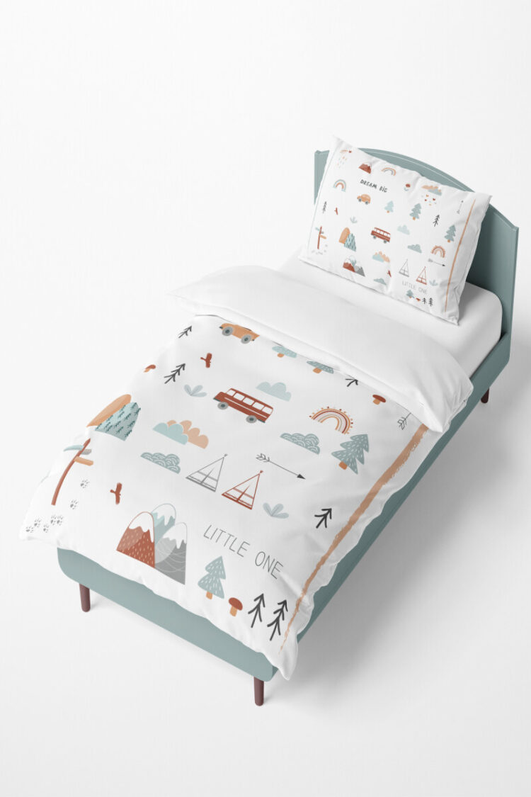 Wholesale Boys' Cloud Patterned Duvet Cover Set 160*220cm