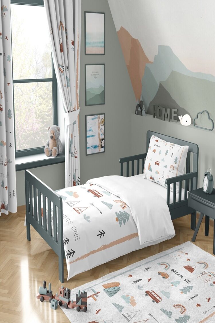Wholesale Boys' Cloud Patterned Duvet Cover Set 160*220cm