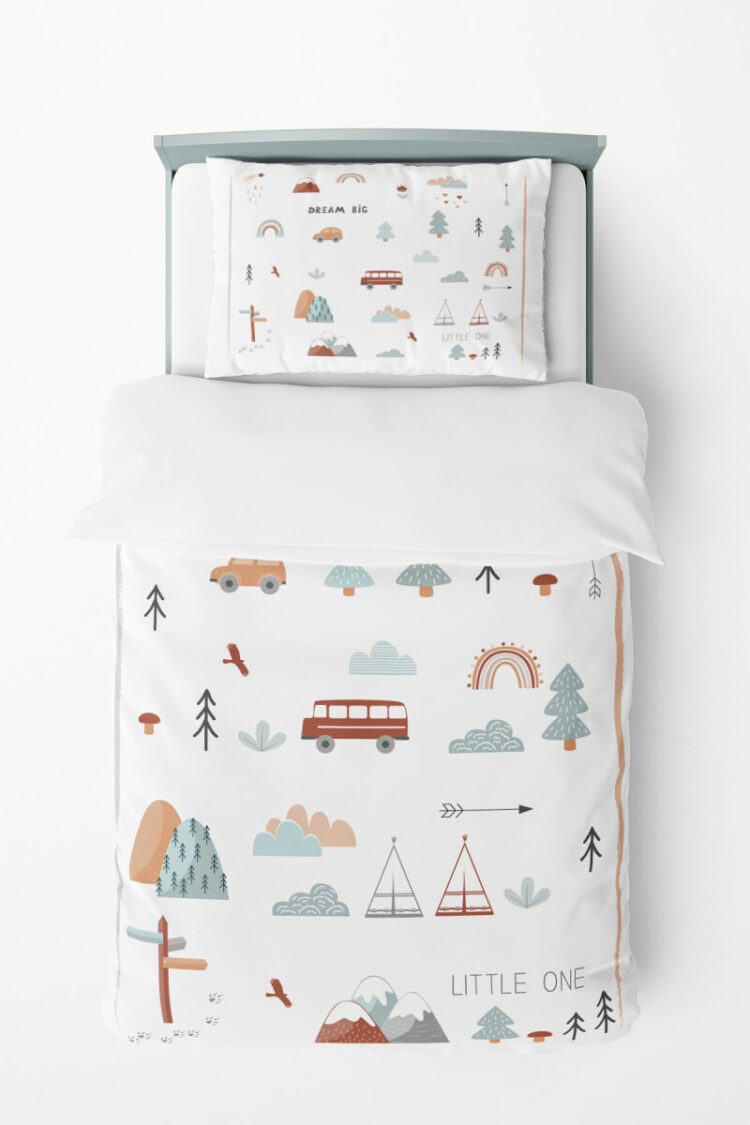 Wholesale Boys' Cloud Patterned Duvet Cover Set 160*220cm
