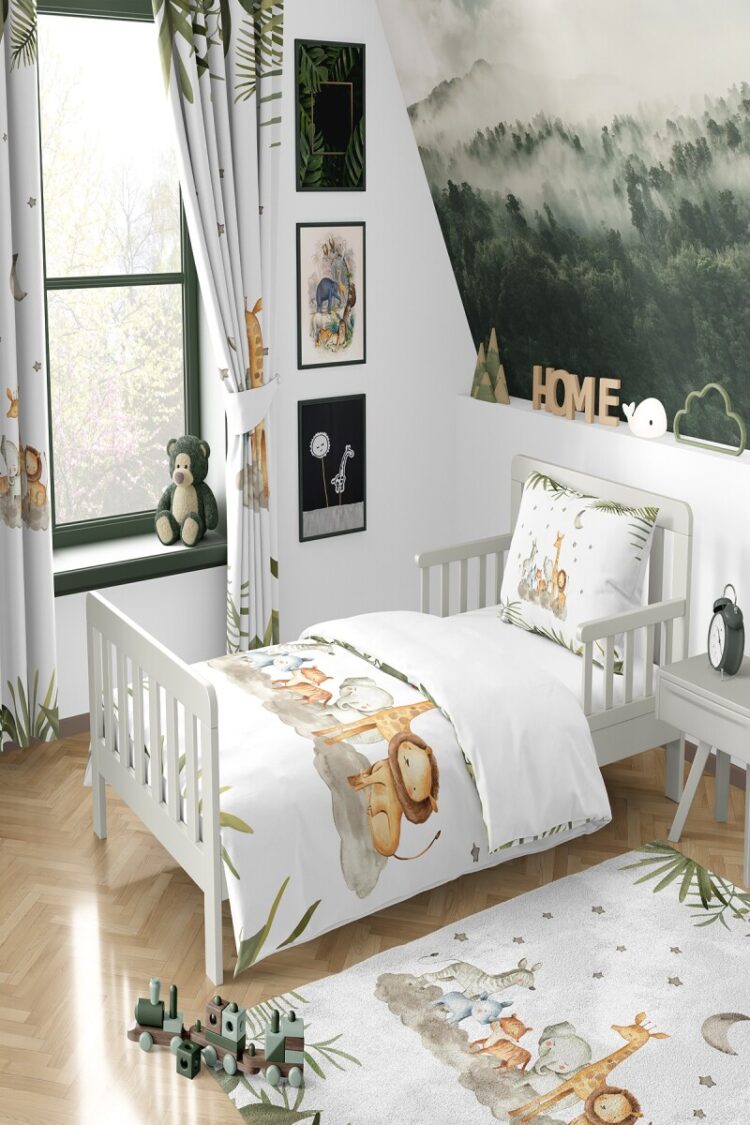 Wholesale Boys' Cute Animals Patterned Duvet Cover Set 160*220cm