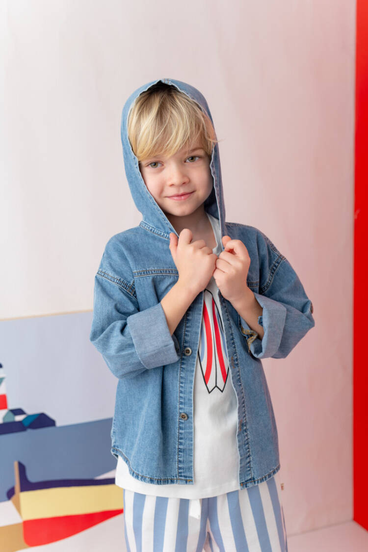 Wholesale Boys Denim Shirt 1-14Y - Brand: Zeyland - Kids & Baby Clothes Wholesale - Globality Store