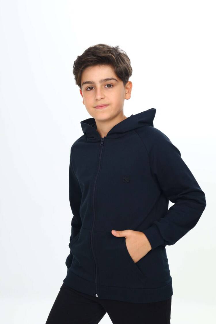 Wholesale Boy's Hooded Cardigan 11-14Y - Brand: Nickel - Kids & Baby Clothes Wholesale - Globality Store
