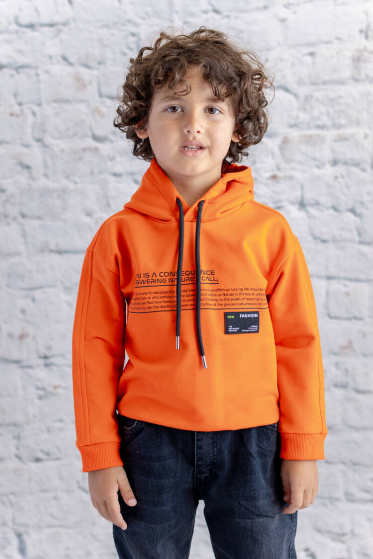 Wholesale Boys' Hooded Printed Sweatshirt 1-12Y - Brand: Zeyland - Kids & Baby Clothes Wholesale - Globality Store