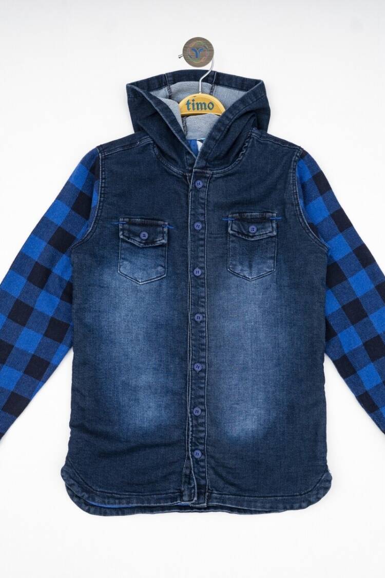 Wholesale Boys Jean Shirt 6-9Y - Brand: Timo - Kids & Baby Clothes Wholesale - Globality Store